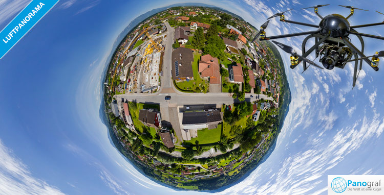 Luftpanorama in Sulz (Vorarlberg)