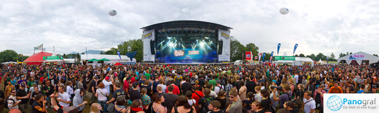 Szene Open Air Lustenau Panorama